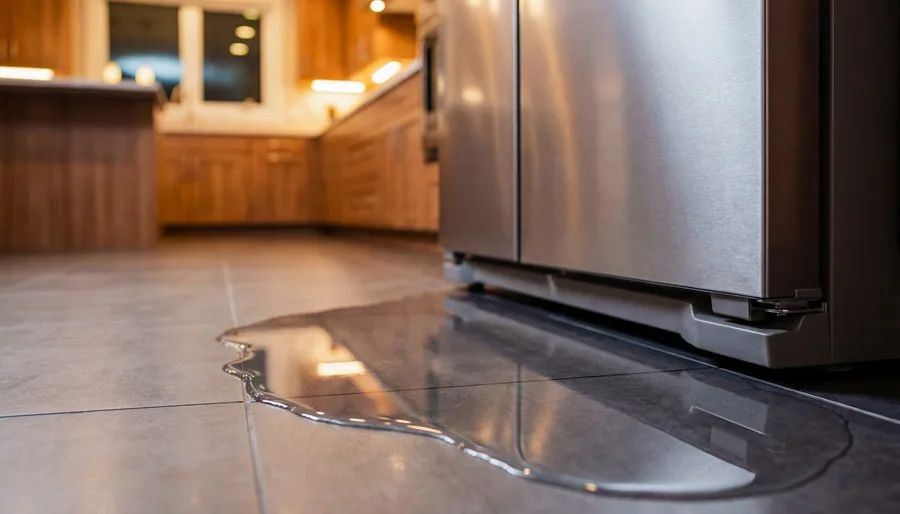 is a fridge leaking water dangerous
