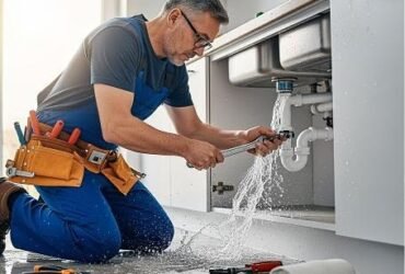 What to do if garbage disposal is leaking from the bottom.