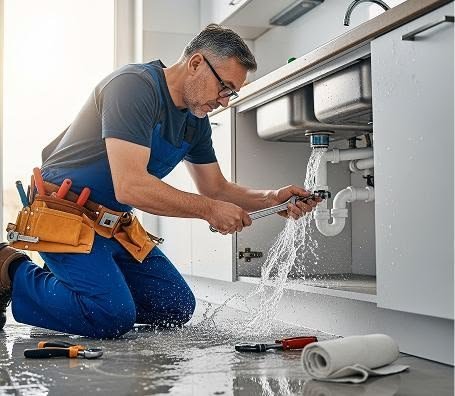 What to do if garbage disposal is leaking from the bottom.